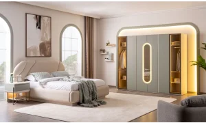 Charisma 6 Kapaklı Gardrop