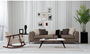 Cloud 3lü Koltuk (Keten)