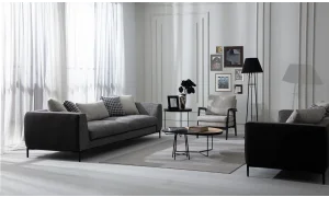 Cloud 3lü Koltuk (Füme)