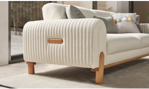 Coco Krem 3lü Koltuk