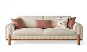 Coco Krem 3lü Koltuk