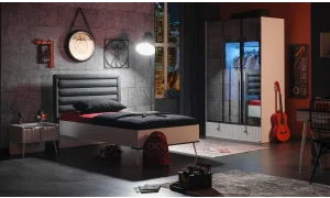 Cool 3 Kapaklı Dolap (Cam)