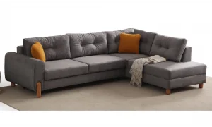 Cunda Antrasit Köşe Koltuk Takımı