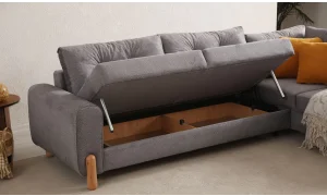 Cunda Antrasit Köşe Koltuk Takımı