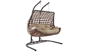 Cunda Double Salıncak (Açık Kahve)