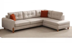 Cunda Krem Köşe Koltuk Takımı