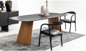 Delta Yemek Odası Takımı (Antrasit-Meşe)