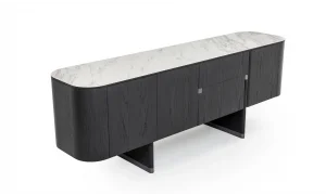 Delta Yemek Odası Takımı (Antrasit-Meşe)