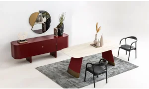 Delta Yemek Odası Takımı (Bordo)