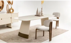 Delta Yemek Odası Takımı (Ekru)