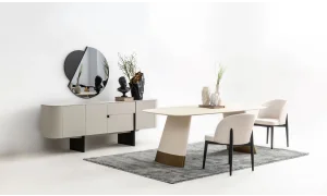 Delta Yemek Odası Takımı (Gri)