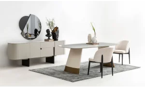 Delta Yemek Odası Takımı (Gri)