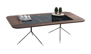 Diamond Orta Sehpa (Ceviz-Siyah)