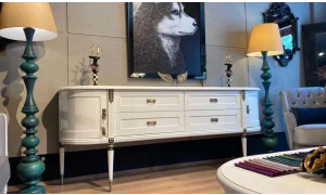 Elegance Yemek Odası Takımı (Beyaz)