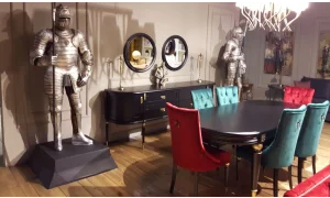 Elegance Yemek Odası Takımı (Siyah)