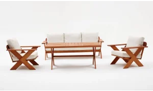 Gümbet Bahçe ve Balkon Takımı (İroko)