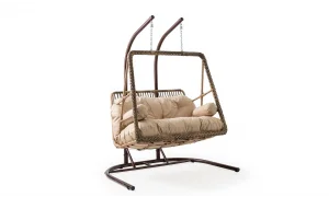 Hazar Beyaz Double Salıncak