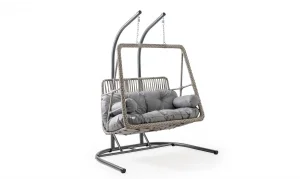 Hazar Beyaz Double Salıncak