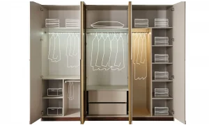 İcon 6 Kapaklı Gardrop