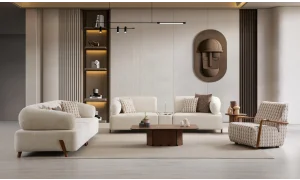 Ilyora Ceviz Koltuk Takımı