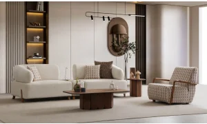 Ilyora Ceviz Koltuk Takımı