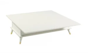 İnci Orta Sehpa (Beyaz)