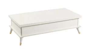 İnci Orta Sehpa (Beyaz)