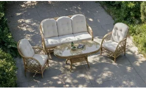 İnci Rattan Camel Bahçe ve Balkon Takımı