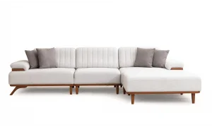 Infinity Beyaz Köşe Koltuk Takımı