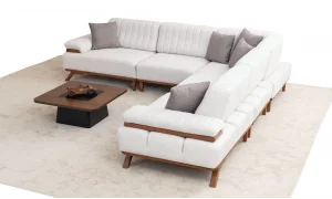 Infinity Beyaz Köşe Koltuk Takımı