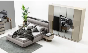 Inox 5 Kapaklı Gardrop