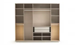 Inox 5 Kapaklı Gardrop