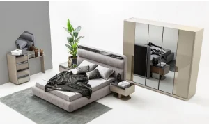 Inox 5 Kapaklı Gardrop