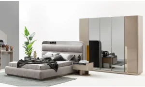 Inox 5 Kapaklı Gardrop