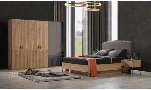 İzgi 6 Kapaklı Gardrop