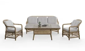Kaçkar Rattan Camel Bahçe ve Balkon Takımı