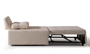 Rest Açılır Yataklı Tekli Krem Koltuk