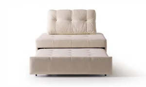 Rest Açılır Yataklı Tekli Krem Koltuk