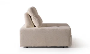 Rest Açılır Yataklı Tekli Krem Koltuk