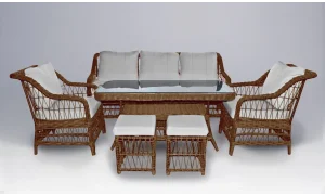 Kanaviçe Camel Bahçe ve Balkon Takımı