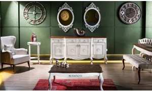 Kervan Yemek Odası Takımı (Krem)