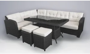 Kinza Kahve Köşe Bahçe ve Balkon Takımı