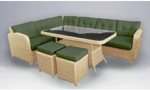 Kinza Kahve Köşe Bahçe ve Balkon Takımı