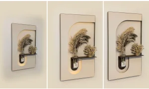 Kumandalı 3 Renk Aydınlatmalı Dekoratif Duvar Panosu