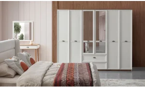 Lara 6 Kapaklı Gardrop