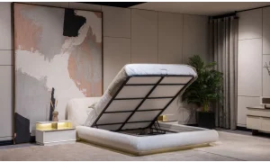 Latte Bazalı Karyola (160x200)