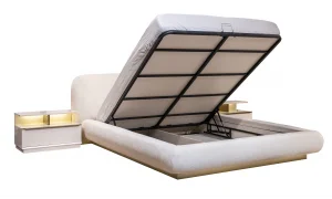 Latte Bazalı Karyola (160x200)