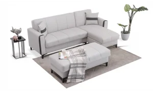 Lily Dinlenmeli Köşe Koltuk Takımı (Puflu)