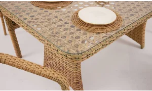 Lima Berlin Bahçe ve Balkon Masa Seti (Elvan)