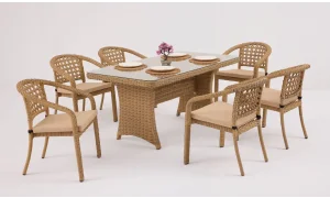 Lima Berlin Bahçe ve Balkon Masa Seti (Eskitme)